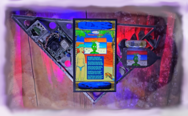 This image is of one of Wildmman's animated poetry.